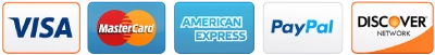 Accepted payment cards on the Quiet Nerves official website